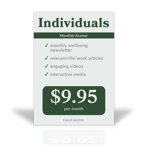 Monthly Wellbeing Media Subscription for Individuals