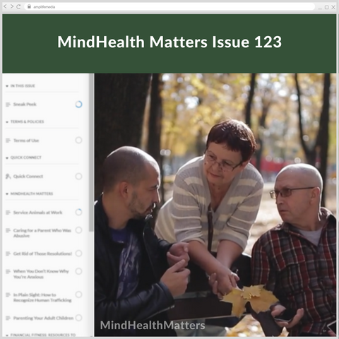 Subscription to Wellbeing Media: MindHealth Matters 123
