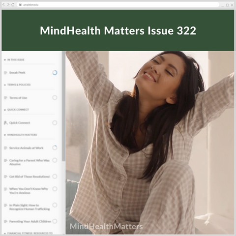 Subscription to Wellbeing Media: MindHealth Matters 322