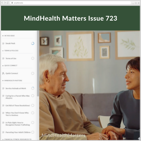 Subscription to Wellbeing Media: MindHealth Matters 723
