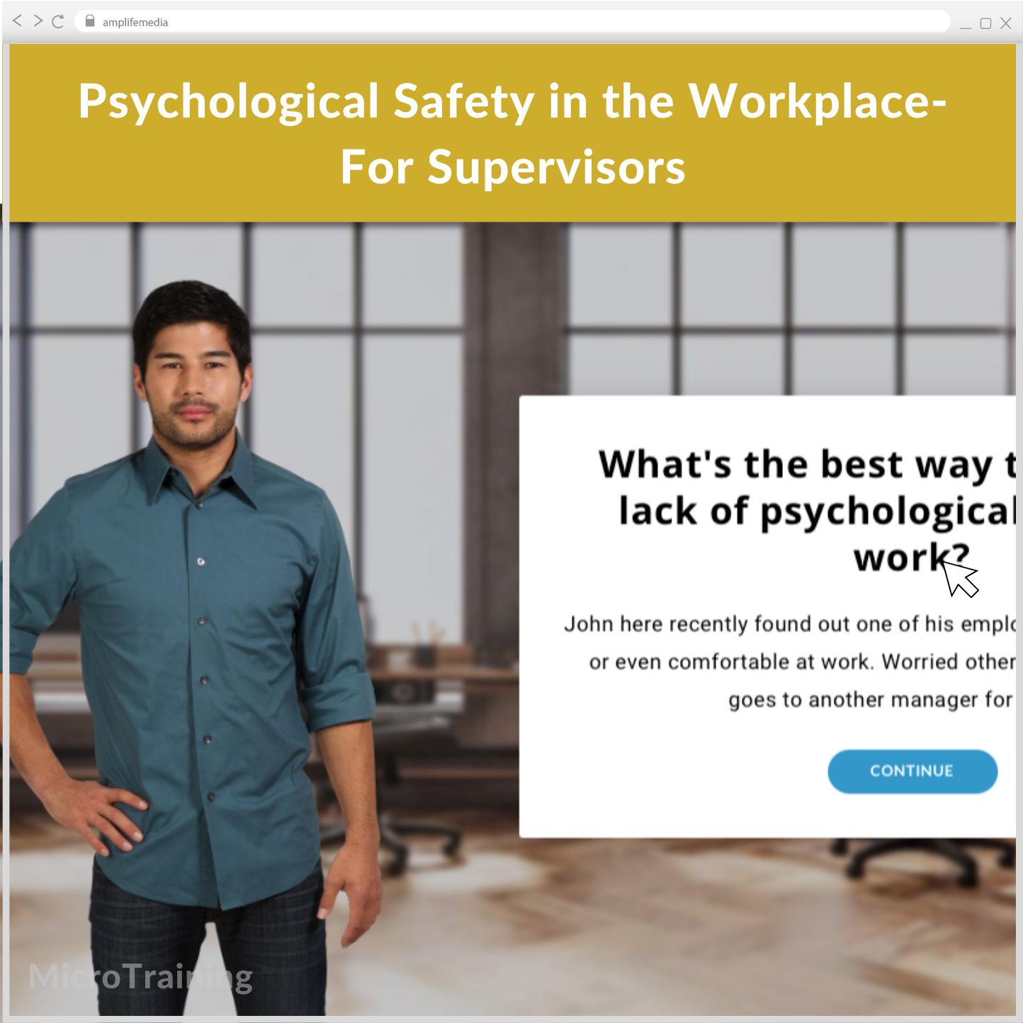 Subscription to Wellbeing Media: Psychological Safety in the Workplace- For Supervisors MT 1223
