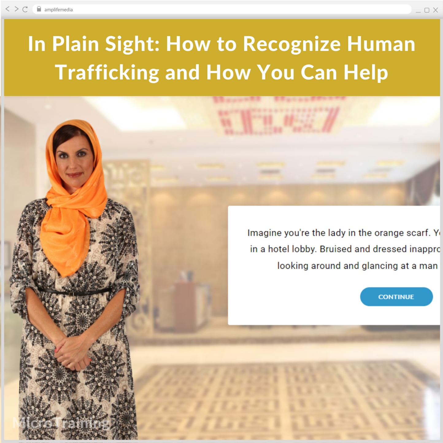 Subscription to Wellbeing Media: In Plain Sight: Recognize Human Trafficking MT 323