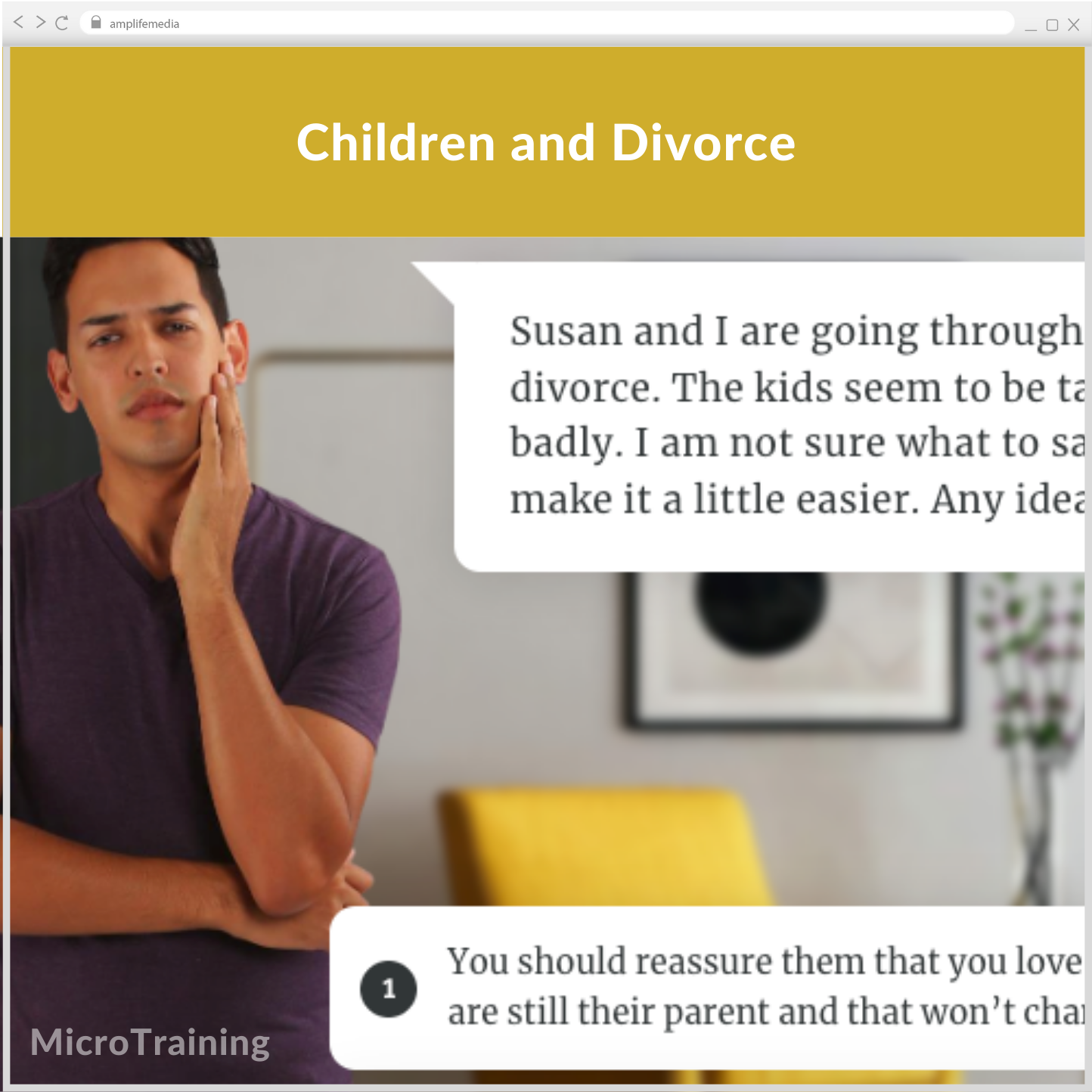 Subscription to Wellbeing Media: Children and Divorce MT 721