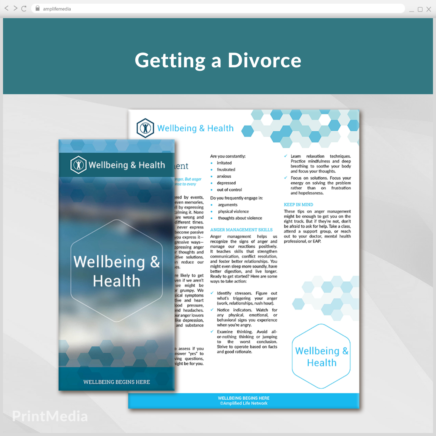 Subscription to Wellbeing Media: Getting a Divorce PrintMedia 122