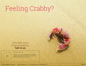 Feeling Crabby poster (4602P1)-clear