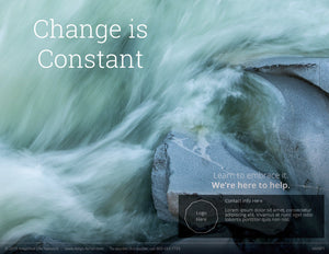 Change Is Constant poster (4606P1)-black