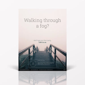 Walking Through A Fog poster (4607P1)