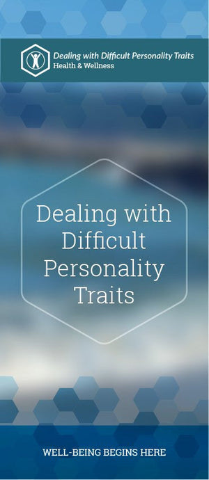 Dealing with Difficult Personality Traits pamphlet/brochure (6066H1)