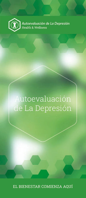 Depression Self-Assessment-Spanish pamphlet/brochure (6100MS)